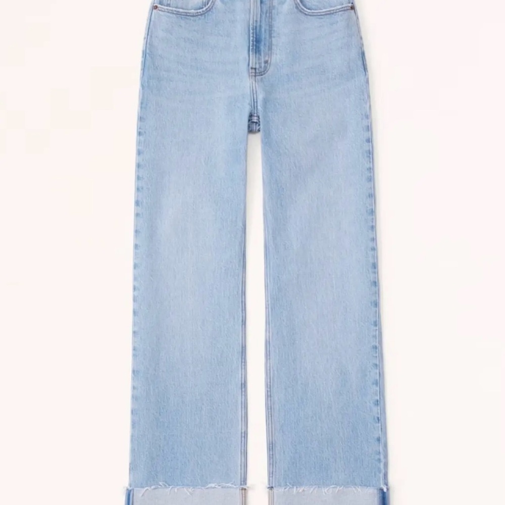 Abercrombie & Fitch Cuffed Curve Love Straight